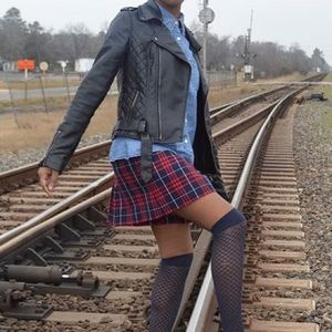 Plaid Skort